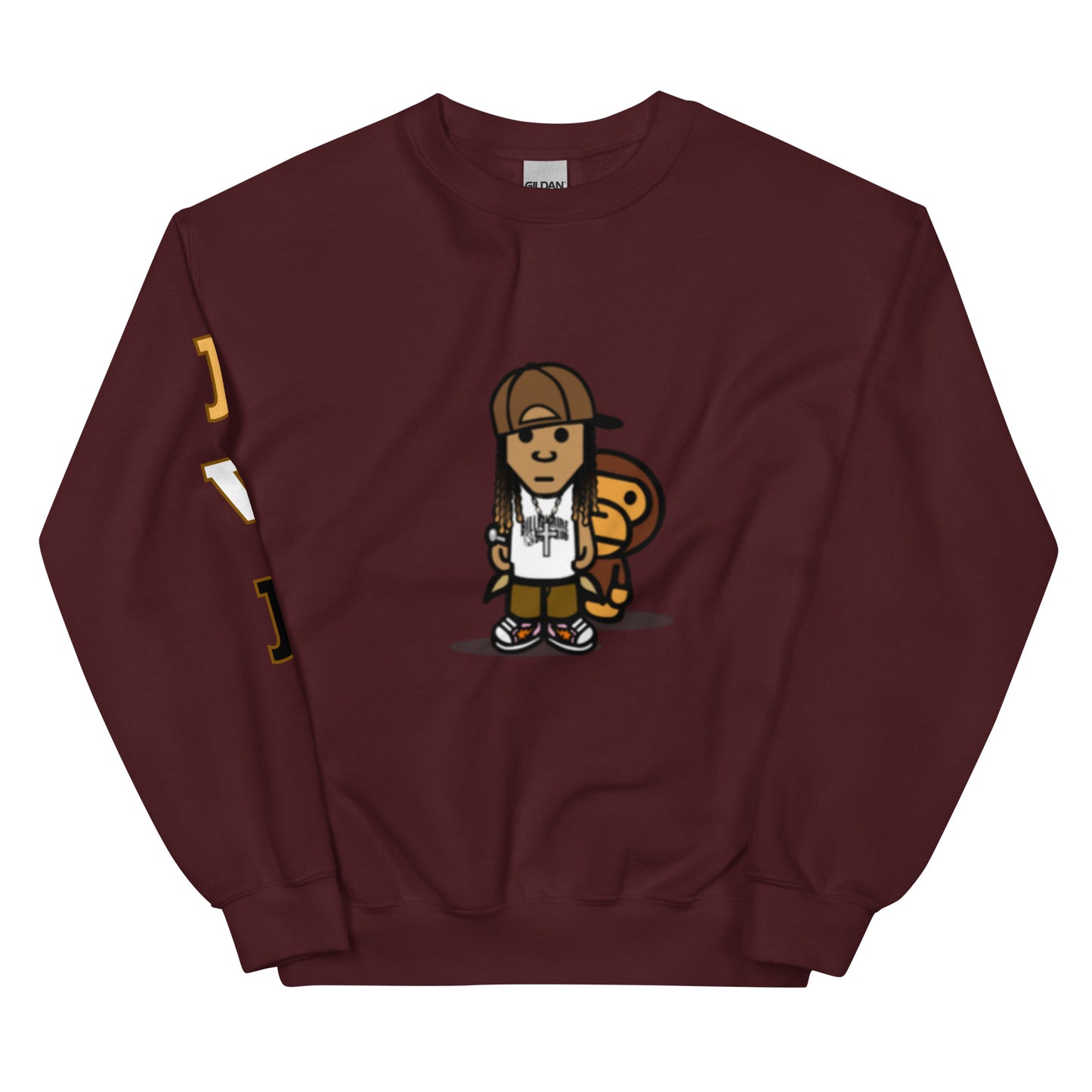 Brown JVJ Unisex Sweatshirt