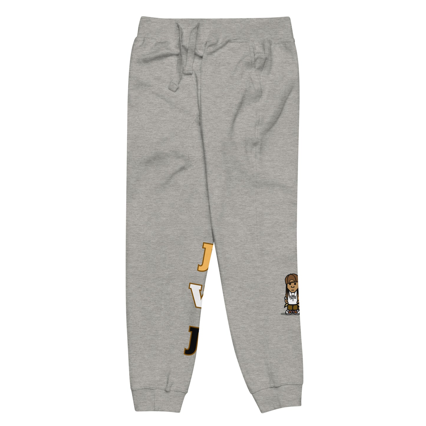 Brown JVJ Unisex fleece sweatpants