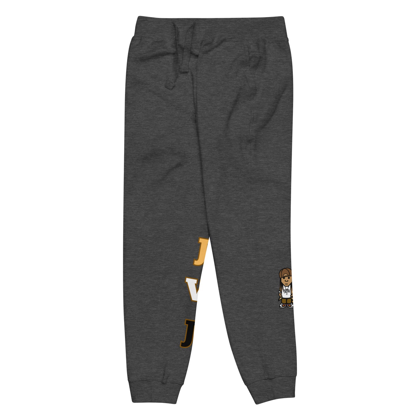 Brown JVJ Unisex fleece sweatpants