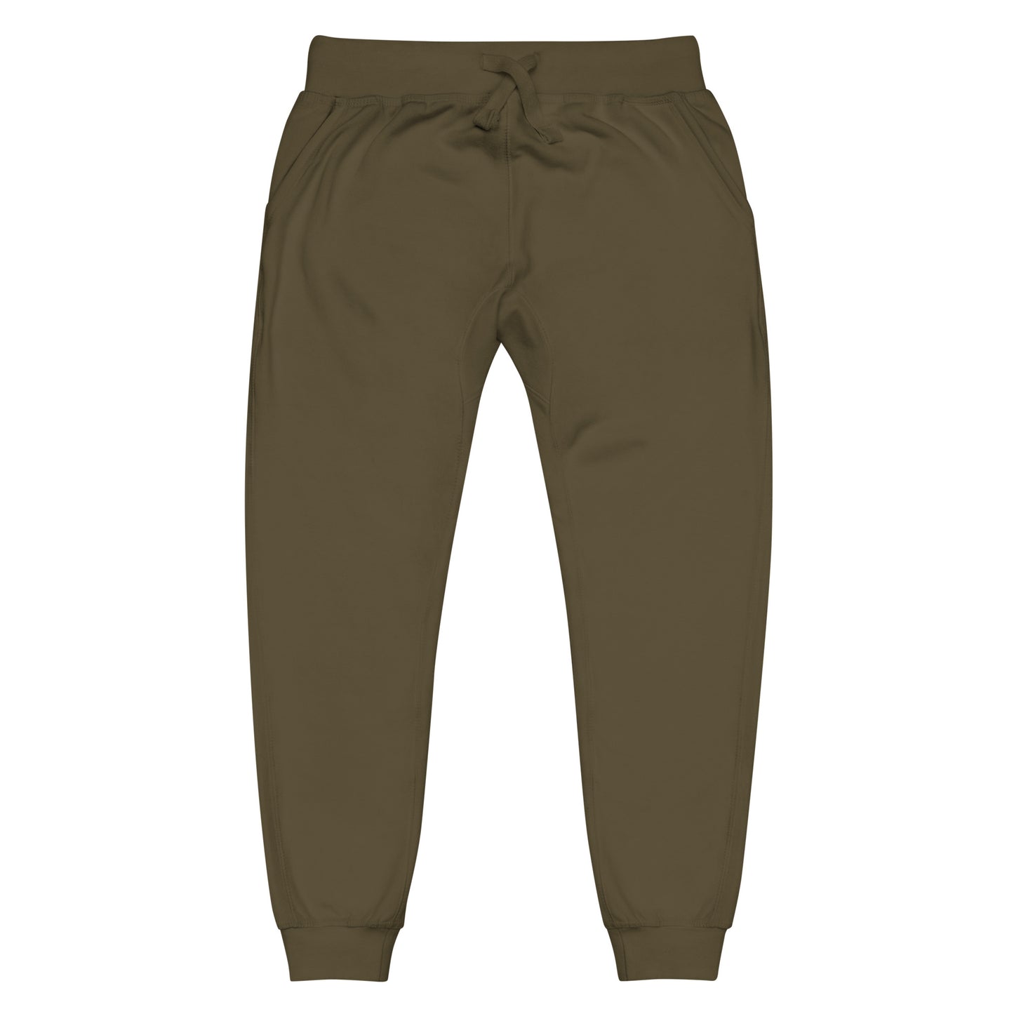 Brown JVJ Unisex fleece sweatpants