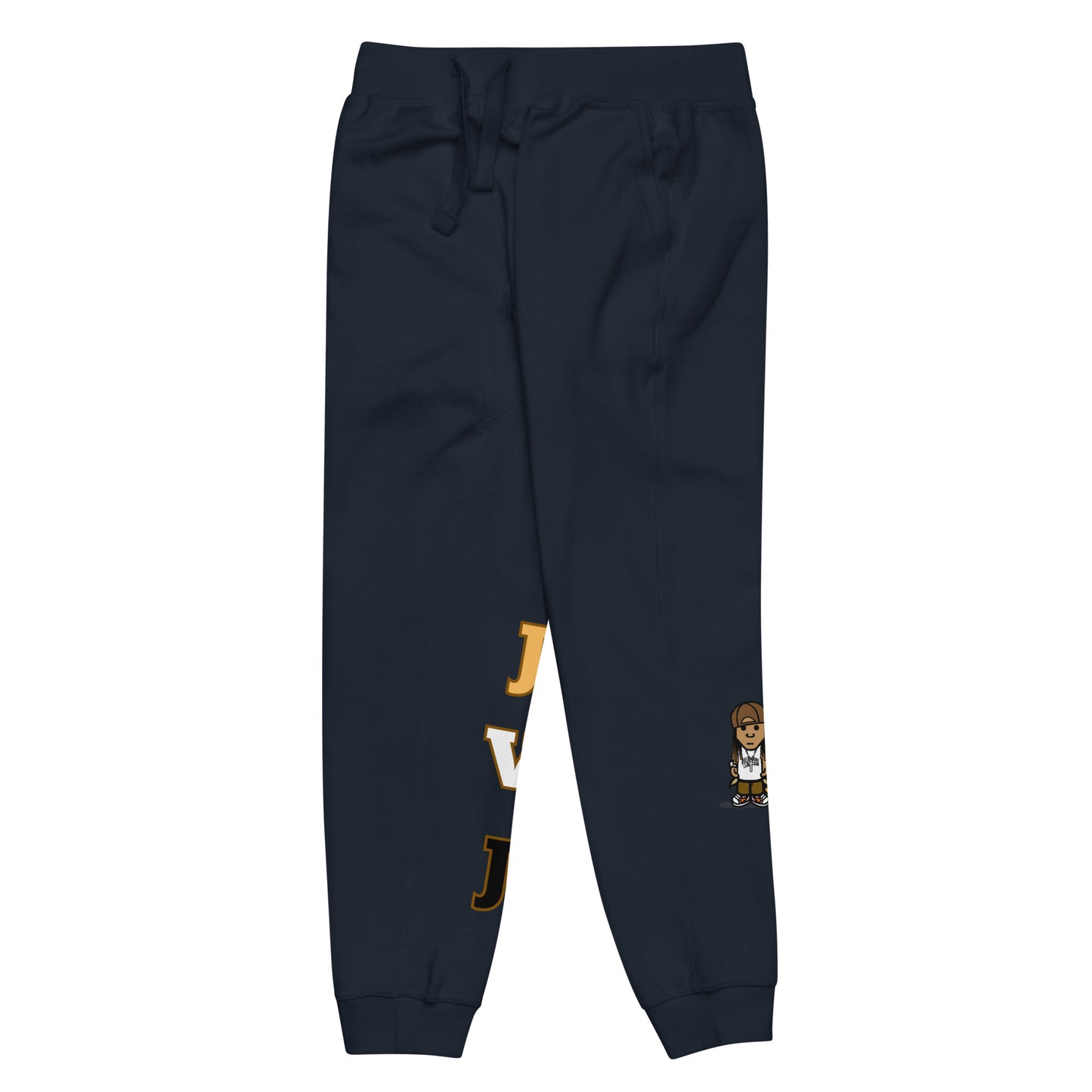Brown JVJ Unisex fleece sweatpants
