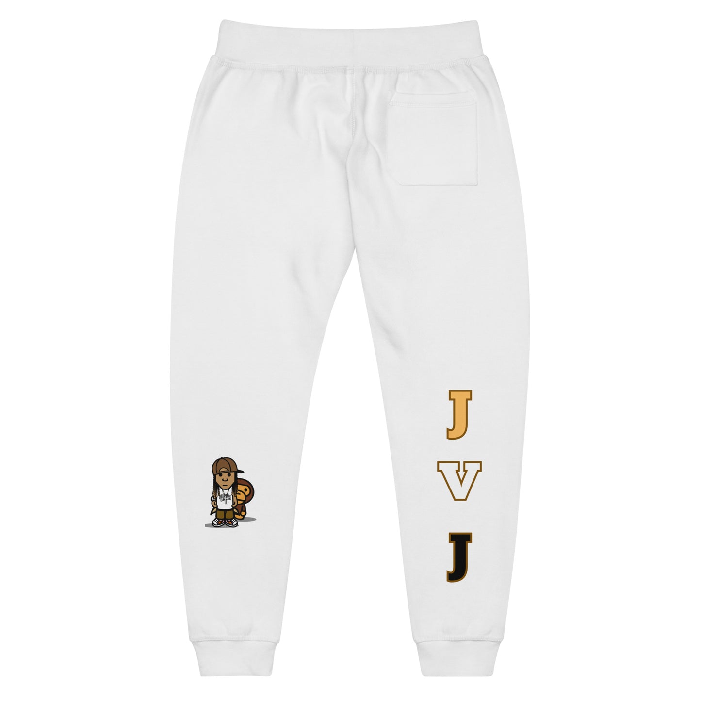 Brown JVJ Unisex fleece sweatpants