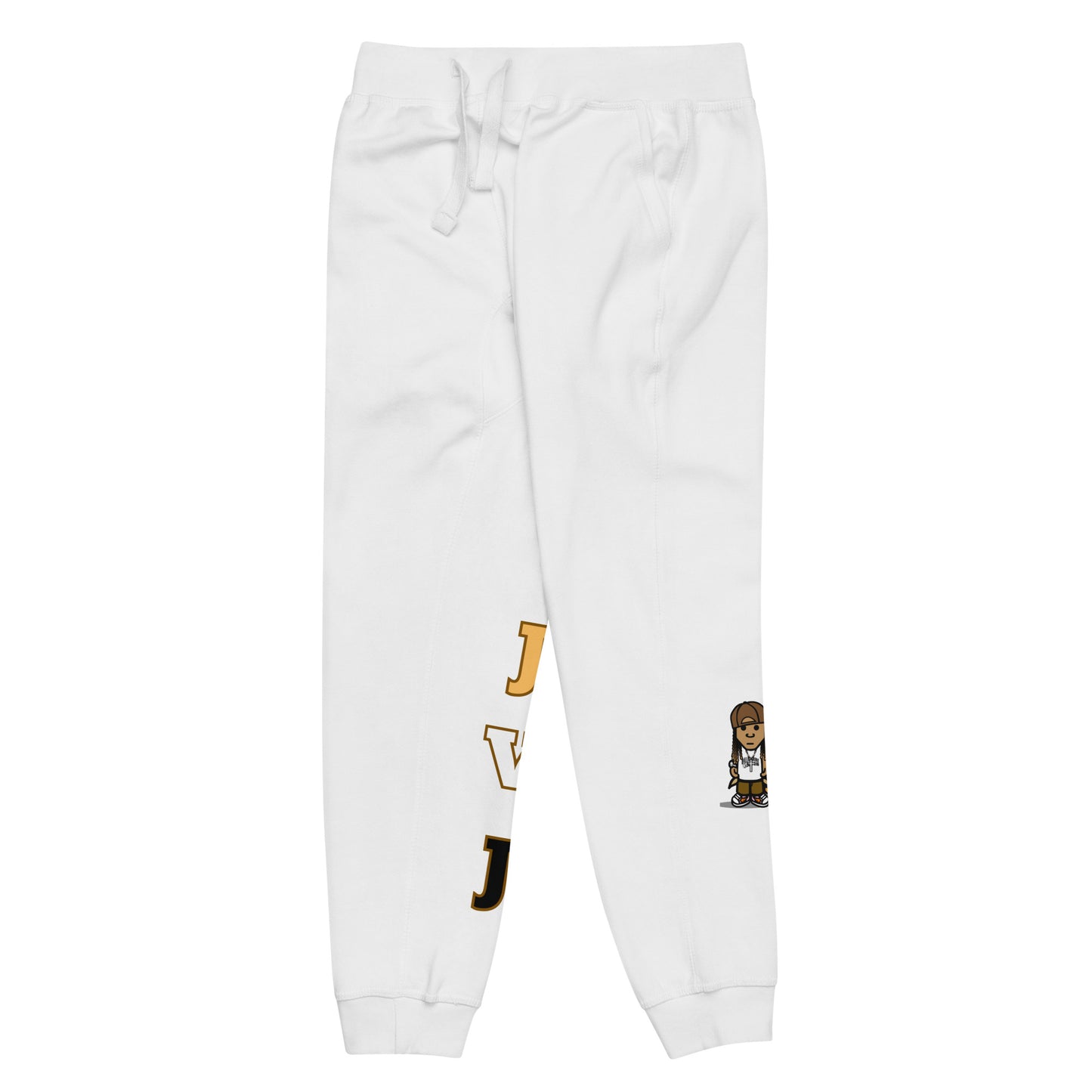 Brown JVJ Unisex fleece sweatpants